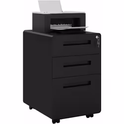 Information sur le produit : -Le caisson bureau mobileest déjà monté avant la livraison. Dimensions totales : 40x50.8x63cm -I ...