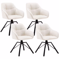 Description générale La chaise pivotante est conçue pour offrir un confort optimal grâce à son siège large rembourré en mouss ...
