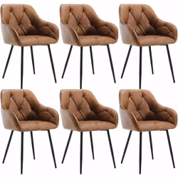 - Tapissée de similicuir durable et vintage. rembourrée de mousse souple et résiliente. - La chaise de salle à manger vous of ...