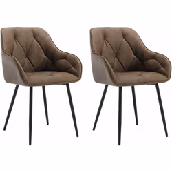 - Tapissée de similicuir durable et vintage. rembourrée de mousse souple et résiliente. - La chaise de salle à manger vous of ...