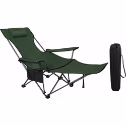 - La chaise de pêche a 2 modes d’utilisation pour s’asseoir et s’allonger. puisqu’elle est équipée d’un repose-pied amovible  ...