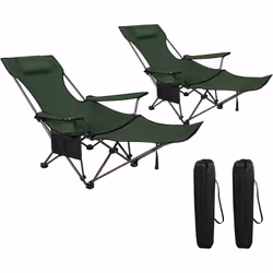 - La chaise de pêche a 2 modes d’utilisation pour s’asseoir et s’allonger. puisqu’elle est équipée d’un repose-pied amovible  ...