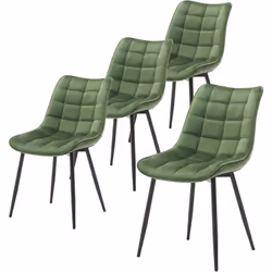 Information sur le produit : -Avec un dossier courbé et un siège rembourré en éponge. cette chaise à manger moderne est ergon ...