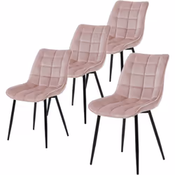 Information sur le produit : -Avec un dossier courbé et un siège rembourré en éponge. cette chaise à manger moderne est ergon ...
