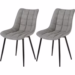 Information sur le produit : -Avec un dossier courbé et un siège rembourré en éponge. cette chaise à manger moderne est ergon ...