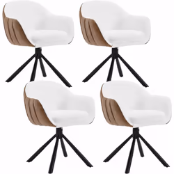 - Grâce au mécanisme de pivotement à 360°. la chaise de salle à manger pivotante vous permet de vous tourner librement et fac ...