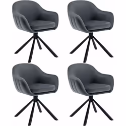 - Grâce au mécanisme de pivotement à 360°. la chaise de salle à manger pivotante vous permet de vous tourner librement et fac ...