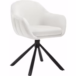 - Grâce au mécanisme de pivotement à 360°. la chaise de salle à manger pivotante vous permet de vous tourner librement et fac ...