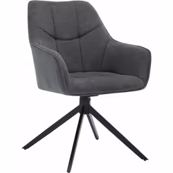 - La chaise de salle à manger pivotante est dotée d'une plaque pivotante sous l'assise.Elle vous permet de vous tourner dans  ...