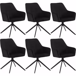 - La chaise de salle à manger pivotante est dotée d'une plaque pivotante sous l'assise.Elle vous permet de vous tourner dans ...