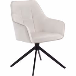 - La chaise de salle à manger pivotante est dotée d'une plaque pivotante sous l'assise.Elle vous permet de vous tourner dans ...
