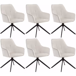 - La chaise de salle à manger pivotante est dotée d'une plaque pivotante sous l'assise.Elle vous permet de vous tourner dans  ...