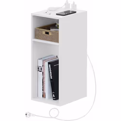 Description générale Ce chevet moderne est équipé de deux prises et de deux ports USB certifiés CE et RoHS, permettant de rec ...