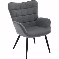 CONFORT ULTIMATIQUE : Avec un revêtement en velours côtelé doux et un rembourrage épais en mousse haute densité. le fauteuil ...