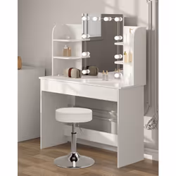 Description générale Cette coiffeuse moderne et fonctionnelle est conçue pour améliorer votre expérience de maquillage. Elle  ...