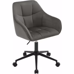 - Le dossier et les accoudoirs du fauteuil de bureau sont formés d'une seule pièce et s'inclinent légèrement vers l'extérieur ...
