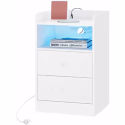 - Table d'Appoint blanche pratique peut s'employer comme table de chevet dans la chambre. table d'appoint dans le salon. meub ...