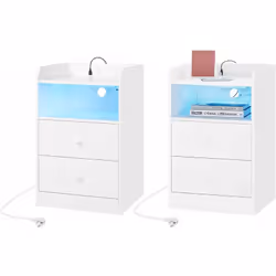 - Table d'Appoint blanche pratique peut s'employer comme table de chevet dans la chambre. table d'appoint dans le salon. meub ...