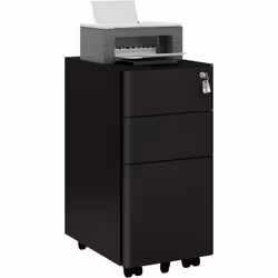 - Étant 30x45x60cm. ce caisson avec 3 tiroirs compact accueillit des documents. Le tiroir avec 1 écritoire démontable est pou ...