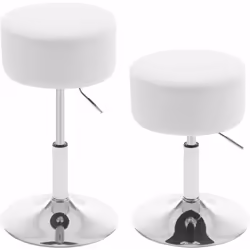 Pivotement à 360° : Grâce au vérin à gaz de haute qualité. l'assise du tabouret de bar bas peut pivoter à 360°. ce qui facili ...