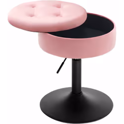Hauteur réglable : Le siège est réglable entre 49.5-65cm à l'aide du levier sous le siège pour s'adapter aux tables. aux comp ...