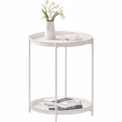 La petite table ronde peut être utilisée comme table basse salon. bout de canapé. table café. table de nuit dans la chambre. ...