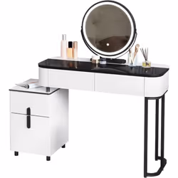 Description générale Ce miroir de maquillage réglable est une pièce essentielle pour toute routine de beauté. Avec un miroir ...