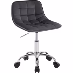 Avec un design simple. la chaise pivotante peut être intégrée dans différents scénarios pour être utilisée comme chaise burea ...