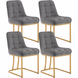 La chaise rembourréeest moderne et élégante. Elle peut s'adapter à tous les intérieurs pour être utilisée comme chaise de sal ...