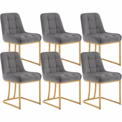 La chaise rembourréeest moderne et élégante. Elle peut s'adapter à tous les intérieurs pour être utilisée comme chaise de sal ...