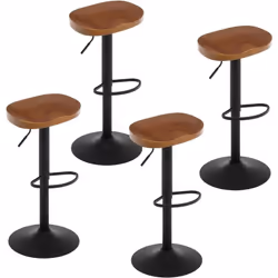 TABOURET BAR ERGONOMIQUE : Le siège en forme de selle épouse parfaitement la courbe des hanches. Le repose-pieds semi-circula ...