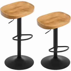 TABOURET BAR ERGONOMIQUE : Le siège en forme de selle épouse parfaitement la courbe des hanches. Le repose-pieds semi-circula ...