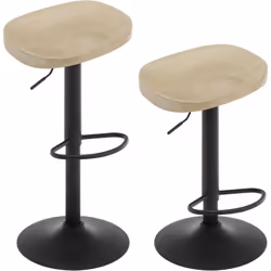 TABOURET BAR ERGONOMIQUE : Le siège en forme de selle épouse parfaitement la courbe des hanches. Le repose-pieds semi-circula ...