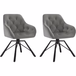 Le fauteuil pivotant peut être utilisé comme chaise de chambre, chaise de salle à manger, chaise de salon, chaise de maquilla ...