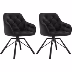 Le fauteuil pivotant peut être utilisé comme chaise de chambre, chaise de salle à manger, chaise de salon, chaise de maquilla ...