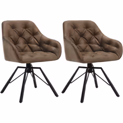 Le fauteuil pivotant peut être utilisé comme chaise de chambre, chaise de salle à manger, chaise de salon, chaise de maquilla ...
