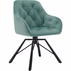 Le fauteuil pivotant peut être utilisé comme chaise de chambre, chaise de salle à manger, chaise de salon, chaise de maquilla ...