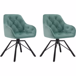 Le fauteuil pivotant peut être utilisé comme chaise de chambre, chaise de salle à manger, chaise de salon, chaise de maquilla ...