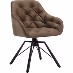 Le fauteuil pivotant peut être utilisé comme chaise de chambre, chaise de salle à manger, chaise de salon, chaise de maquilla ...