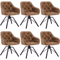 Le fauteuil pivotant peut être utilisé comme chaise de chambre, chaise de salle à manger, chaise de salon, chaise de maquilla ...