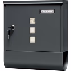 Conservation des lettres importantes en toute sécurité comme station de stockage pour vos lettres privées. Fabriquée en acier ...