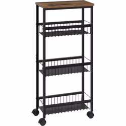 Chaque panier en fil peut accueillir d'articles jusqu'à 5 kg. Le design creux permet l'aération en empêchant l'accumulation d ...