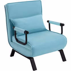FAUTEUIL CONVERTIBLE 3 EN 1 : Grâce au design pliable, ce fauteuil de salon convertible peut être facilement transformé en ch ...