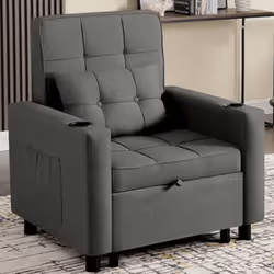 - Rempli d'éponge haute densité et haute élasticité, recouvert de lin respirant et doux, le fauteuil vous apporte une assise  ...