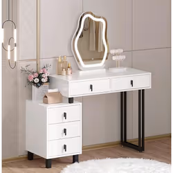 - MDF de classe E1, résistant aux rayures et facile à nettoyer. Plateau de table brillant, ajoute un air moderne à votre mais ...