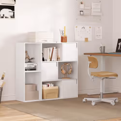 Le meuble casier rangement cube peut être utilisé comme étagère bibliothèque dans le bureau, comme étagère rangement dans le ...