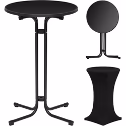 Le plateau de la table est fabriqué en panneaux de particules épais de classe E1. Les pieds de la table sont fabriqués en tub ...