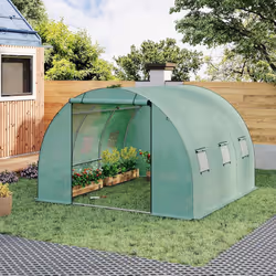 À propos de cet article - GRAND ESPACE: La serre mesure 300x300x200 cm (LxPxH). Vous allez profiter d’une superficie de 9 ㎡ p ...