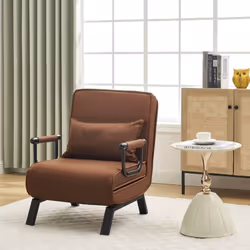 - Grâce au design pliable, ce fauteuil de salon convertible peut être facilement transformé en chaise de canapé, chaise longu ...