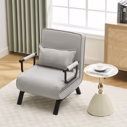- Grâce au design pliable, ce fauteuil de salon convertible peut être facilement transformé en chaise de canapé, chaise longu ...